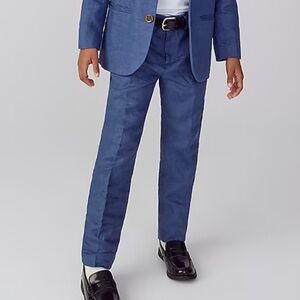 J. Crew Boys' Ludlow unstructured suit pant in linen Sz 14